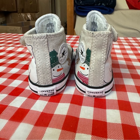 Converse Chuck Taylor All Star 1V Hi Winter Holidays Toddler size 8 - Picture 4 of 12